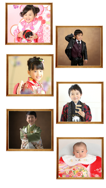 黒部貸衣装　サンしばがき　七五三衣装