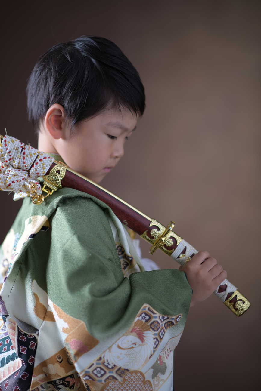 黒部の貸衣装　サンしばがき　七五三
